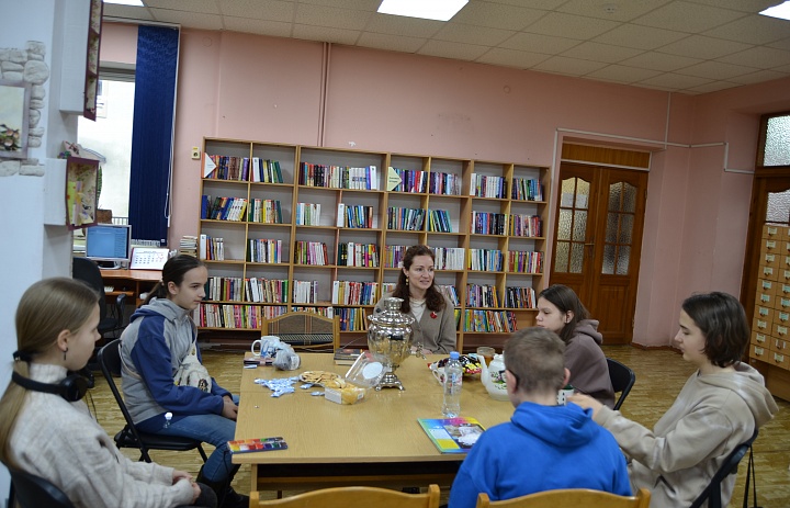 Литературная встреча в юношеском отделе