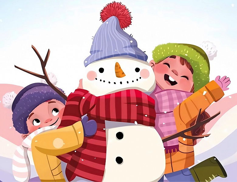 Зімовыя забавы: вясёлае мерапрыемства для дзяцей